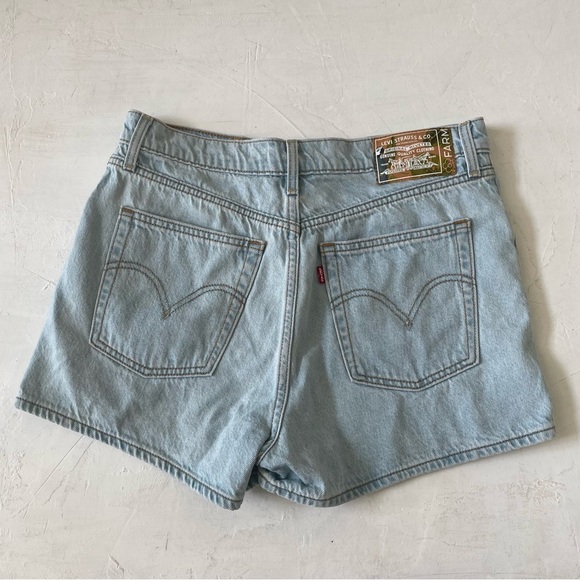 Levi's × Farm Rio RARE Bird of Paradise Parrot Ribcage Jean Shorts Size 31 - Picture 5 of 11